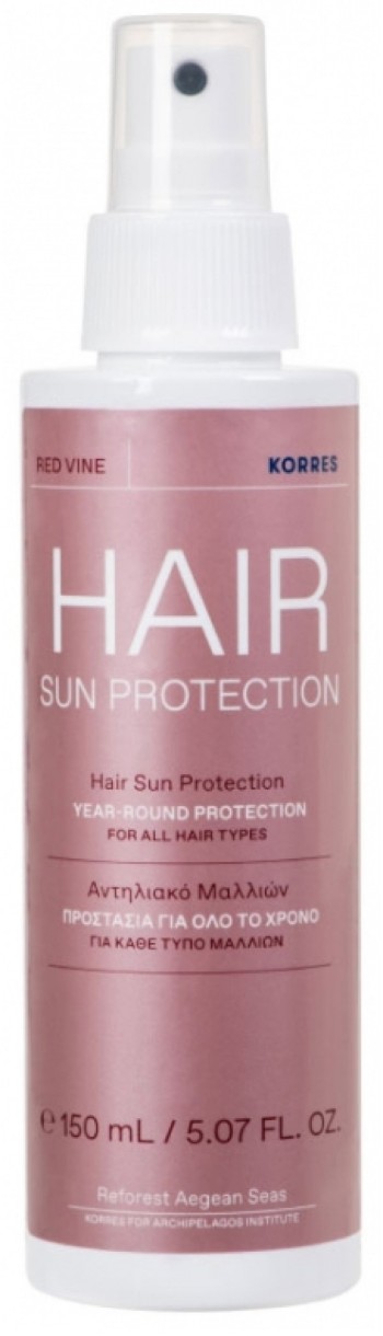 Спрей для волос Korres Hair Sun Protection Red Vine 150ml