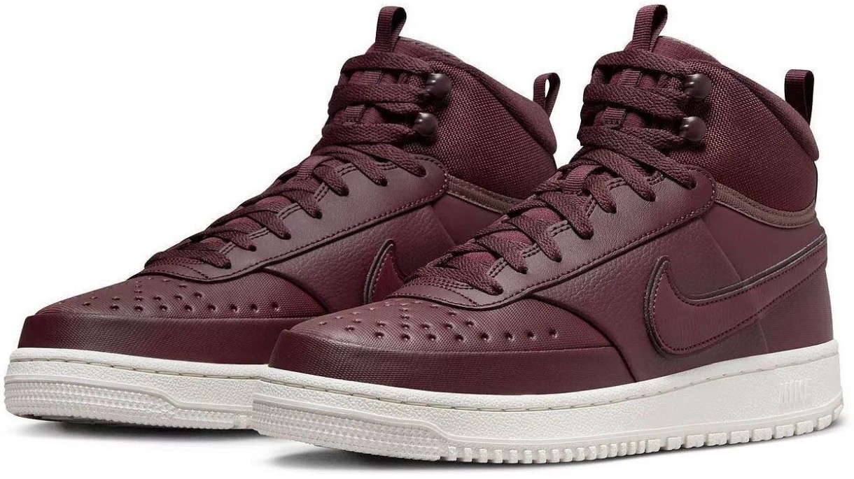 Ботинки мужские Nike Court Vision Mid Wntr Burgundy Crush/Plum Eclipse, s.42