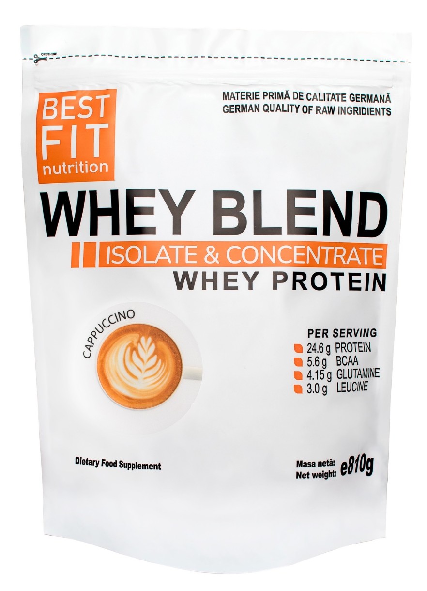 Протеин Best Fit Whey Blend Cappuccino 810g