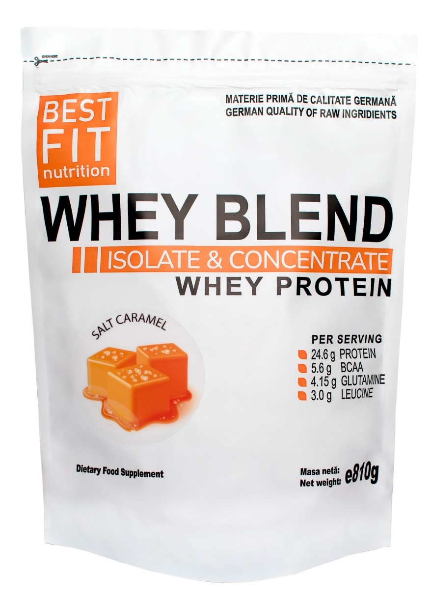 Протеин Best Fit Whey Blend Salt Caramel 810g