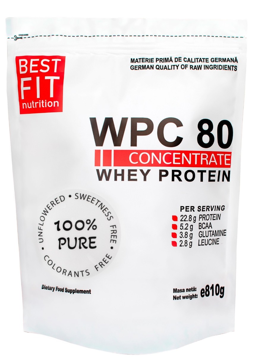 Протеин Best Fit WPC 80 Pure 100% 810g