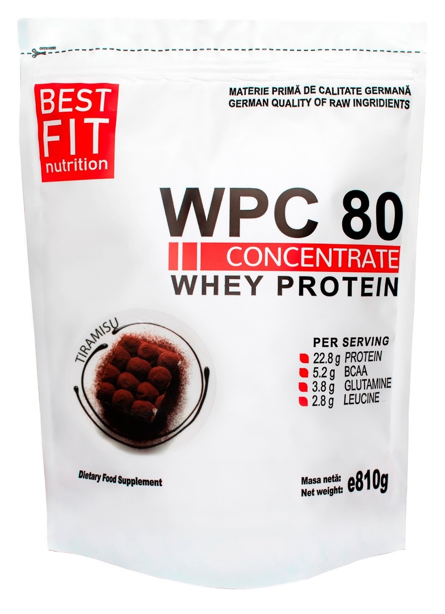 Протеин Best Fit WPC 80 Tiramisu 810g
