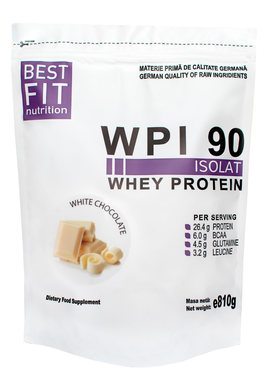 Протеин Best Fit WPI 90 White Chocolate 810g