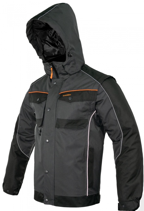 Jacheta de lucru Art.MaSter Classic Win OX Graphite/Black/Orange M