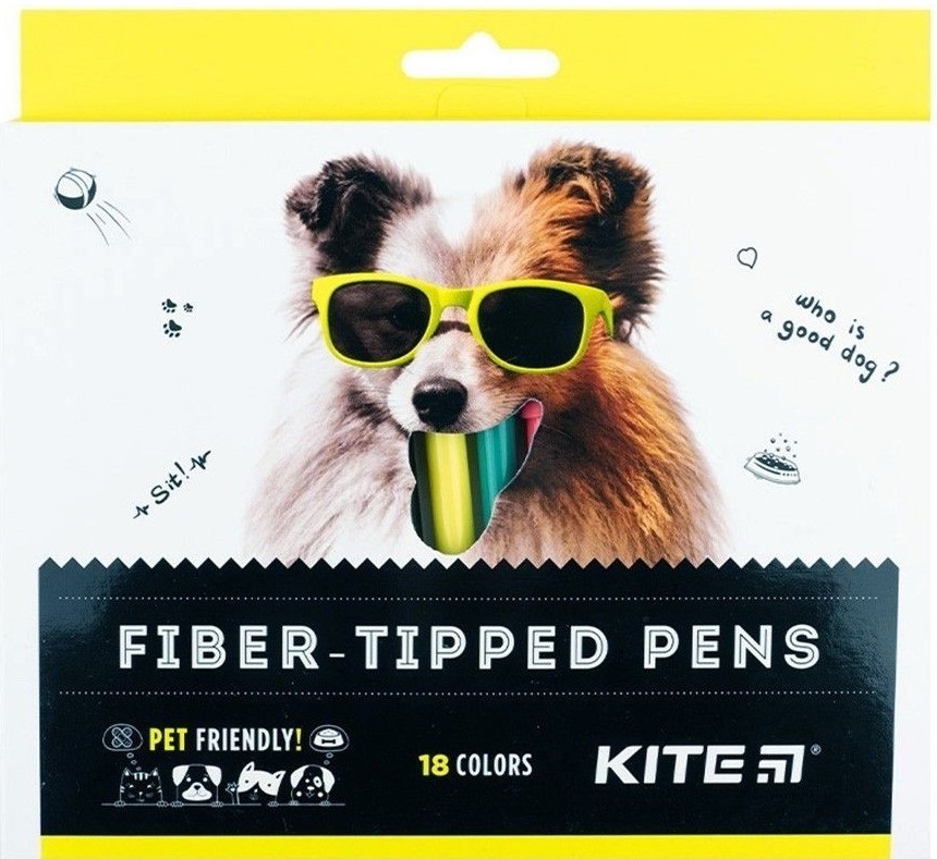 Набор фломастеров Kite 18 Colors (K22-448)