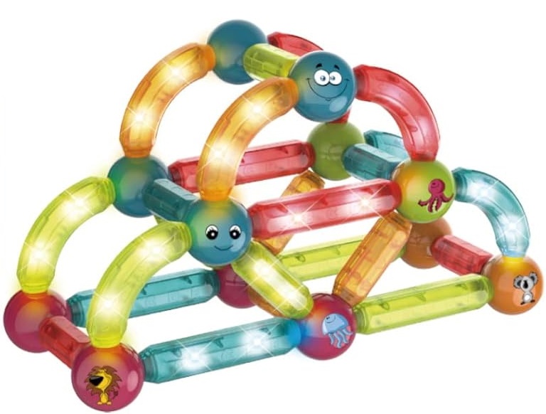 Set de construcție ChiToys Light Magnetic (8906)