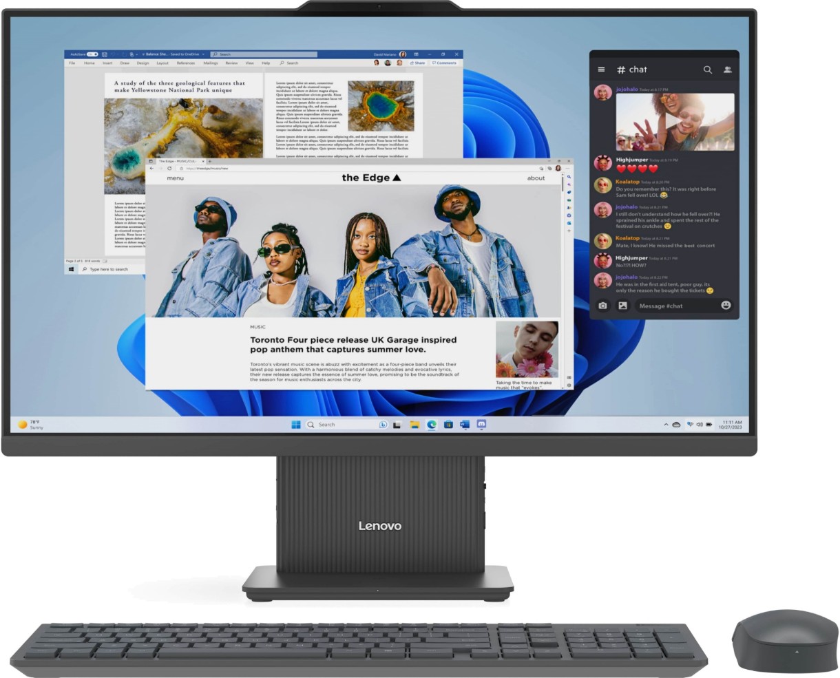 Sistem Desktop Lenovo IdeaCentre 3 27IRH9 Luna Grey (i7-13620H 16Gb 1Tb)