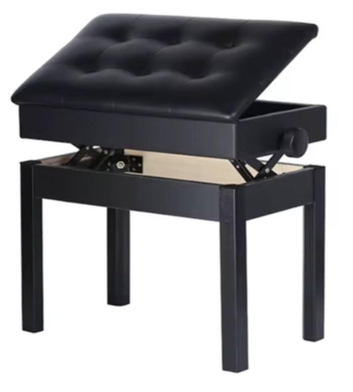 Scaun pentru pian Hebikuo BA-222 BK