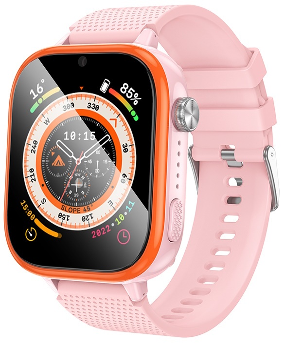 Детские умные часы Hoco Y101 4G Pink