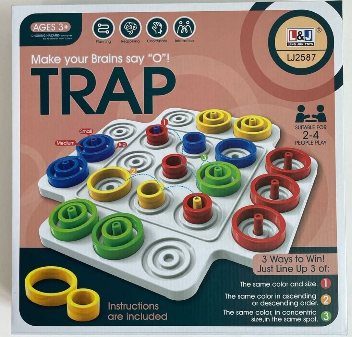 Joc educativ de masa ChiToys Trap (LJ2587)