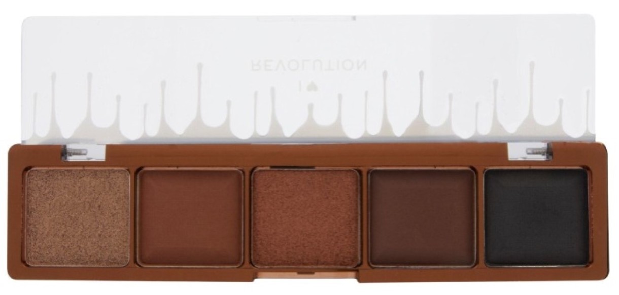 Тени для век Revolution Mini Chocolate Palette Dark Chocolate Cake