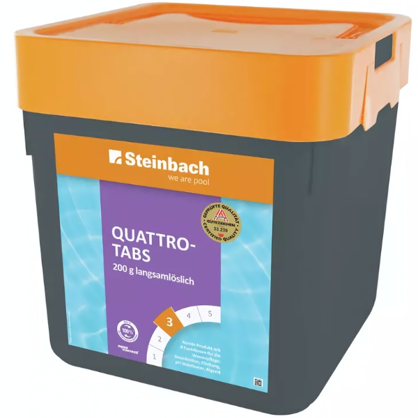 Таблетки мультифункциональные Steinbach Quattro-tabs (200g) 5kg