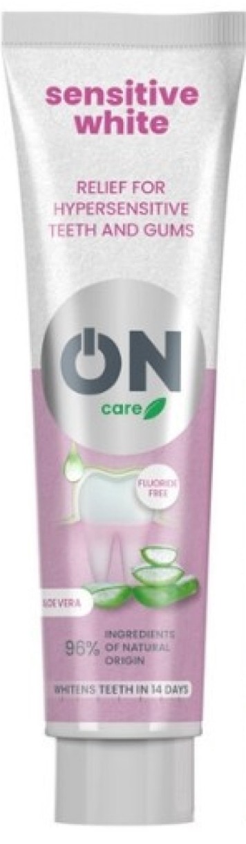 Pastă de dinţi Tolpa ON Care Sensitive White Aloe 100ml
