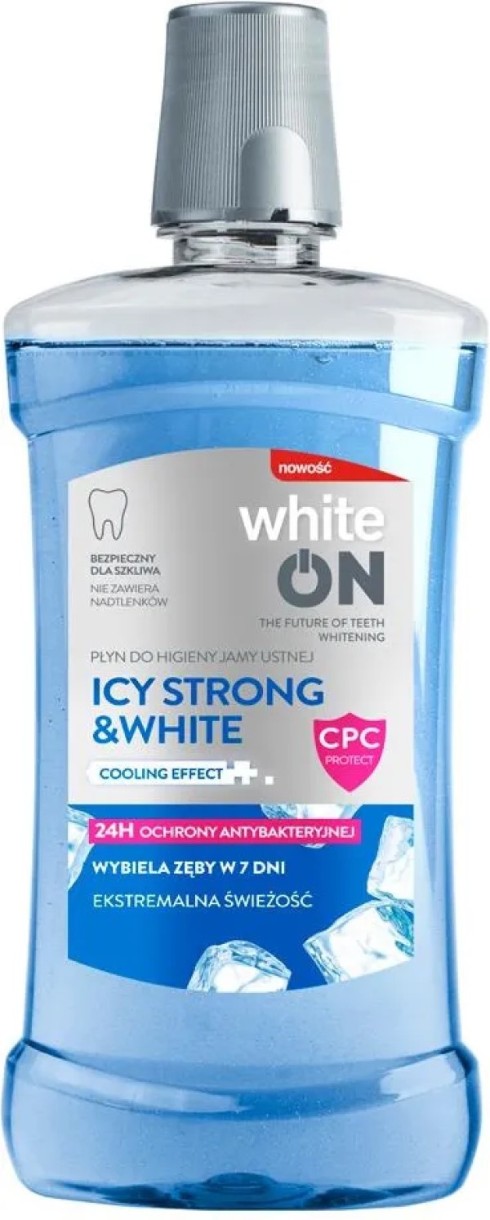 Apă de gură Tolpa ON White Icy Strong White 500ml