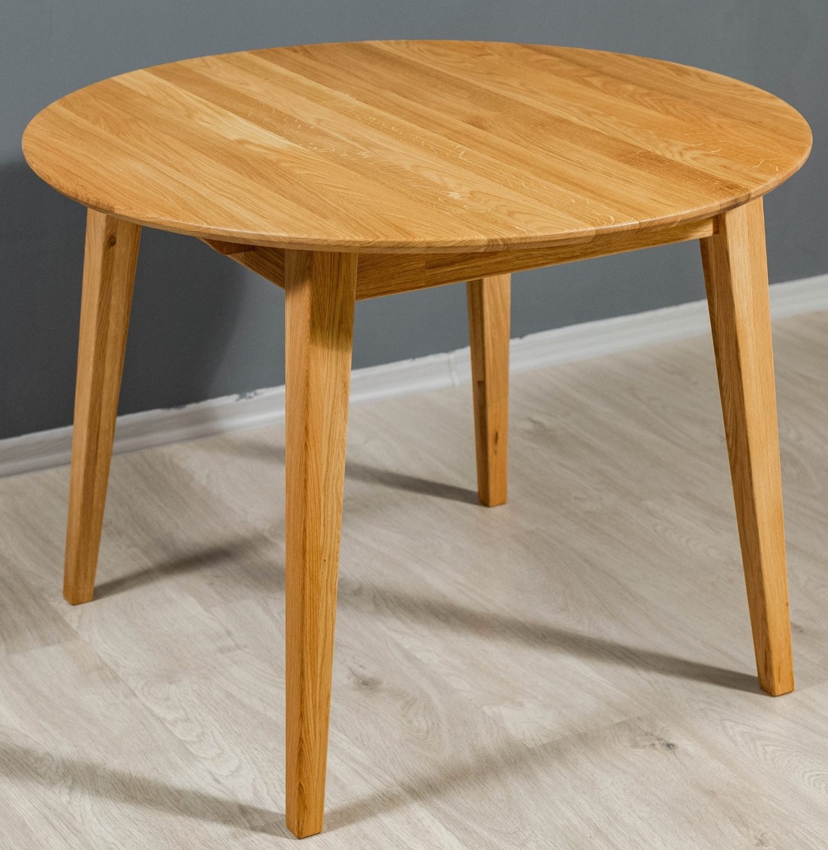 Masă pentru bucătărie MobiCasa Geneva 90/120x90 Natur Wax