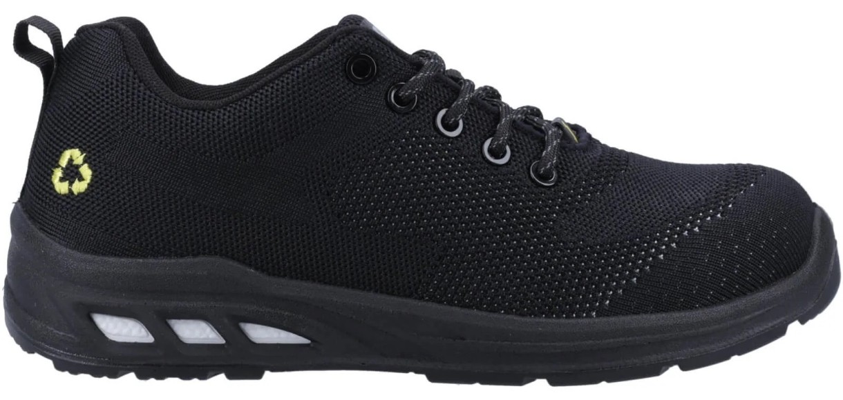 Adidași pentru bărbați Safety Jogger Ecofitz S1P Black, s.43
