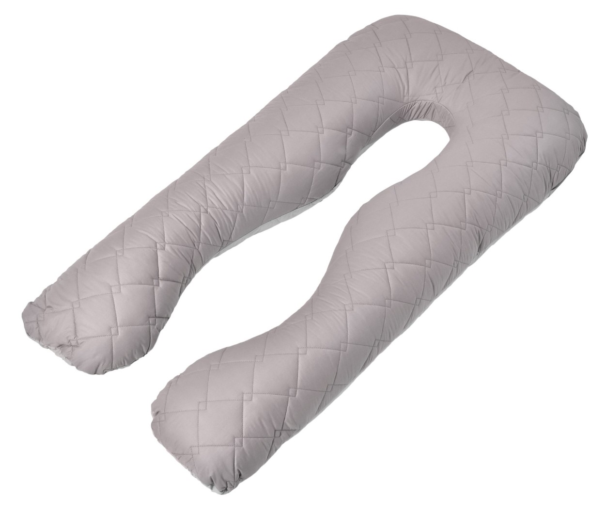 Pernă MobiCasa U-Shape 140x75х20 Alb/Gri