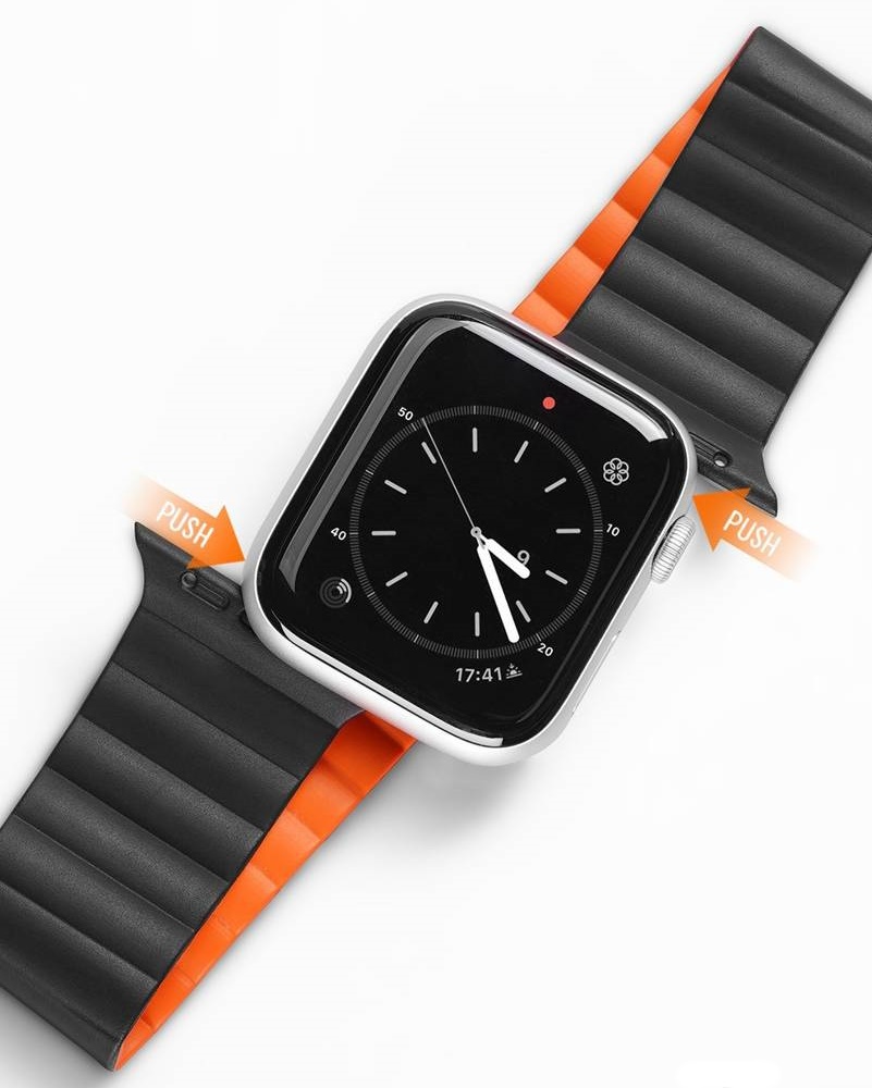 Curea Dux Ducis Strap Chain Version Apple Watch 38mm/40mm/41mm Black