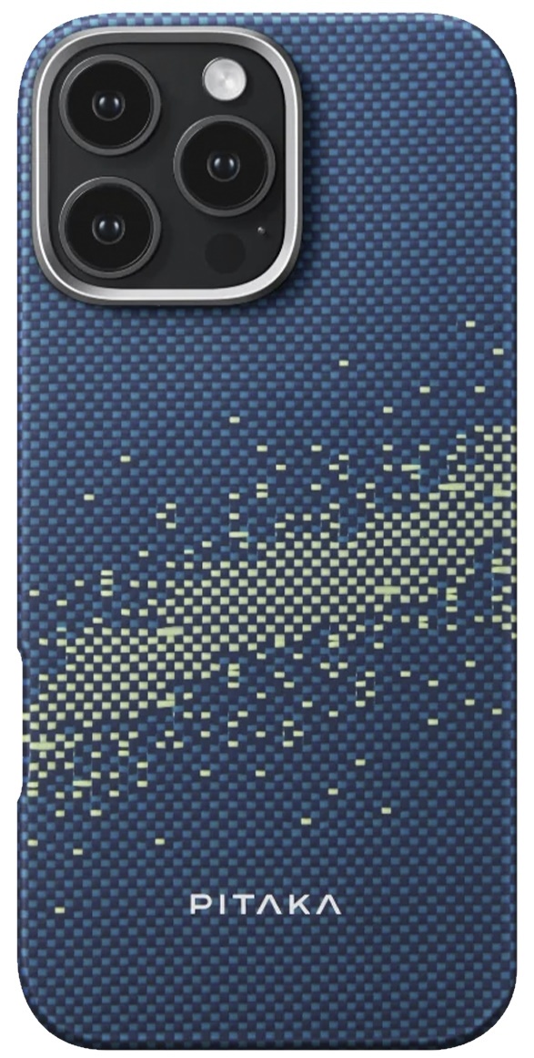 Husa de protecție Pitaka StarPeak Tactile Woven Case for iPhone 16 Pro Milky Way Galaxy