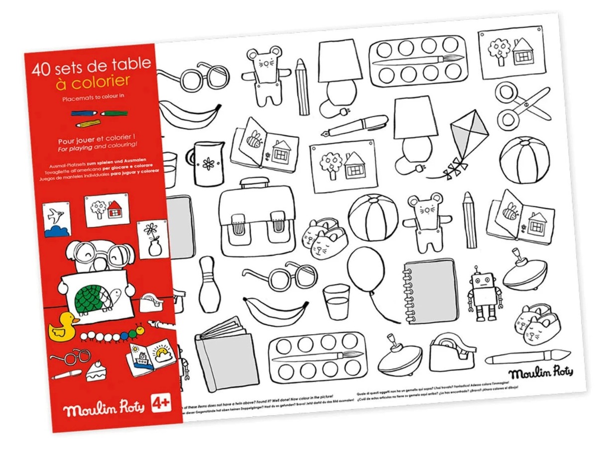 Carte de colorat pentru copii Moulin Roty MR661613