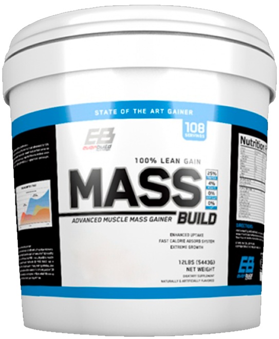 Gainer EverBuild 100% Mass Build 5448g Banana Fusion