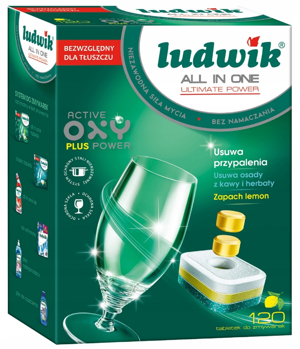 Средство для посудомоечных машин Ludwik All in One 120tab