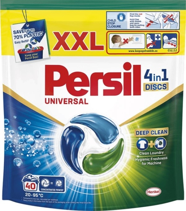Capsule Persil 4in1 Deep Clean Universal 40 discs