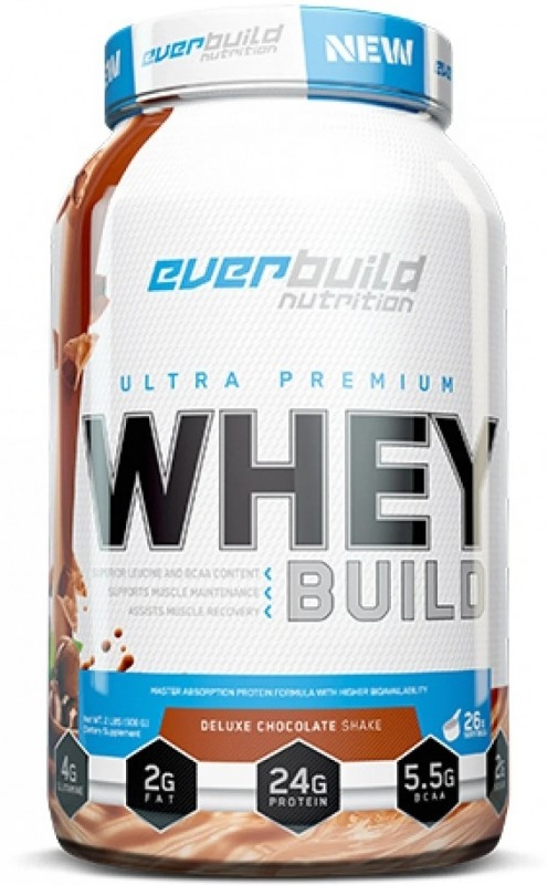 Протеин EverBuild Ultra Premium Whey Build 908g Chocolate