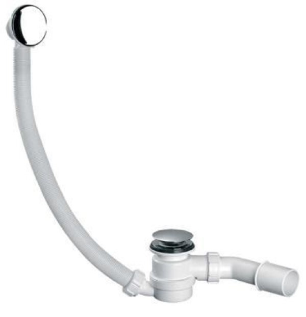 Сифон для ванны McAlpine Click Clack Chrome (HC2600CL)