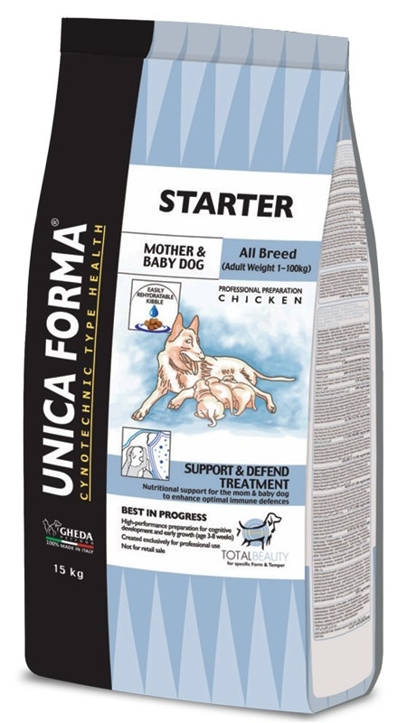 Сухой корм для собак Gheda Unica Forma Starter Professional Preparation 15kg