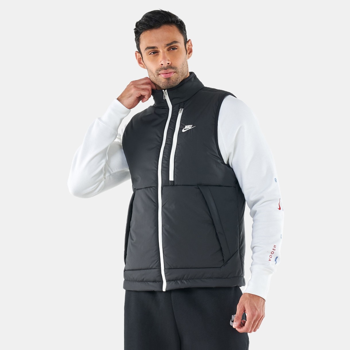 Мужская жилетка Nike Sportswear Therma-Fit Repel Legacy Gilet Black, s.L