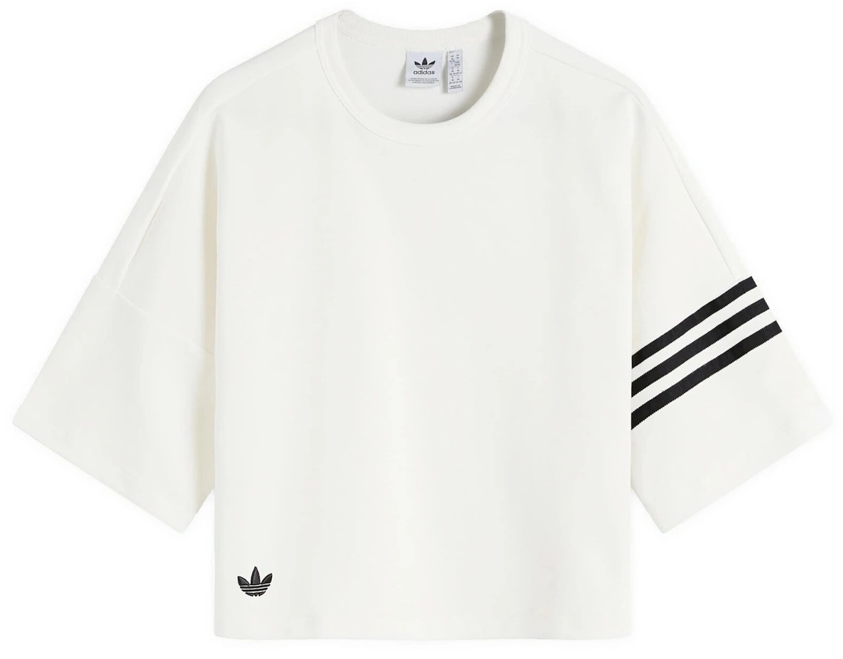 Женская футболка Adidas Neuclassic Tee Cloud White/Black, s.XS
