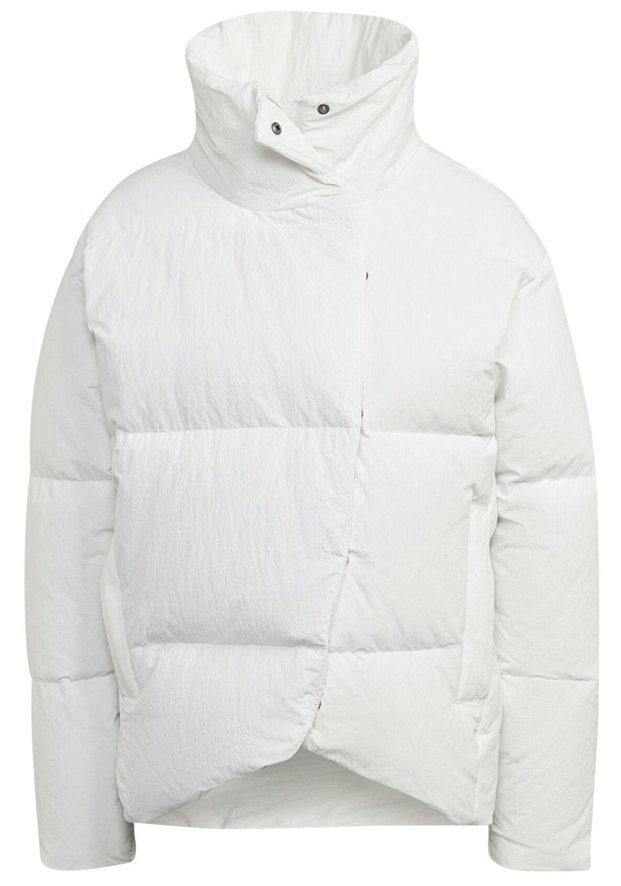 Geacă pentru dame Adidas W Big Baffle J White, s.XS
