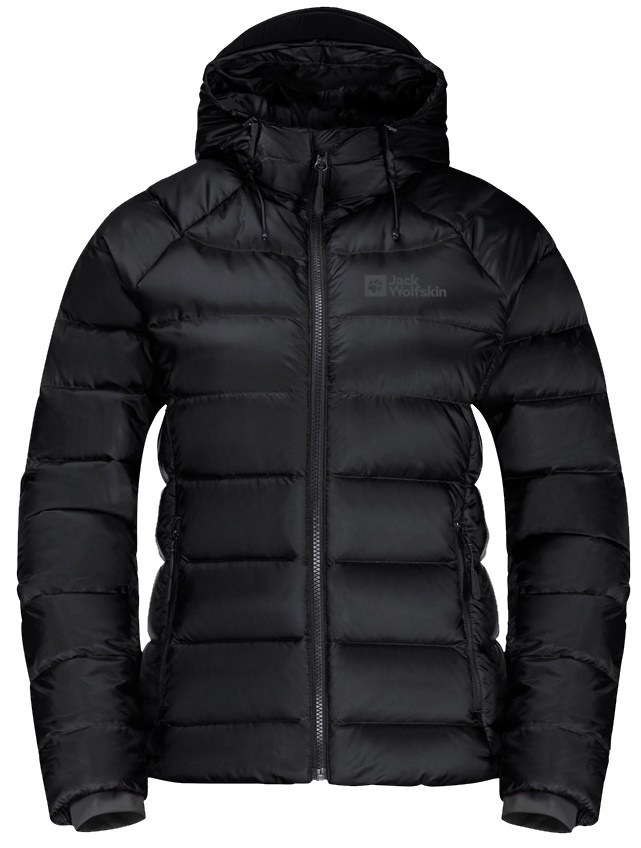 Geacă pentru dame Jack Wolfskin Nebelhorn Down Hoody W Black, s.XS