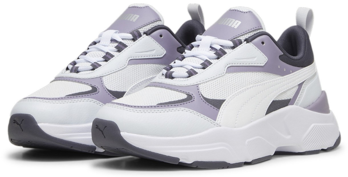 Adidași pentru dame Puma Cassia Silver Mist/Puma White/Galactic Gray/Pale Plum/Pum, s.38.5