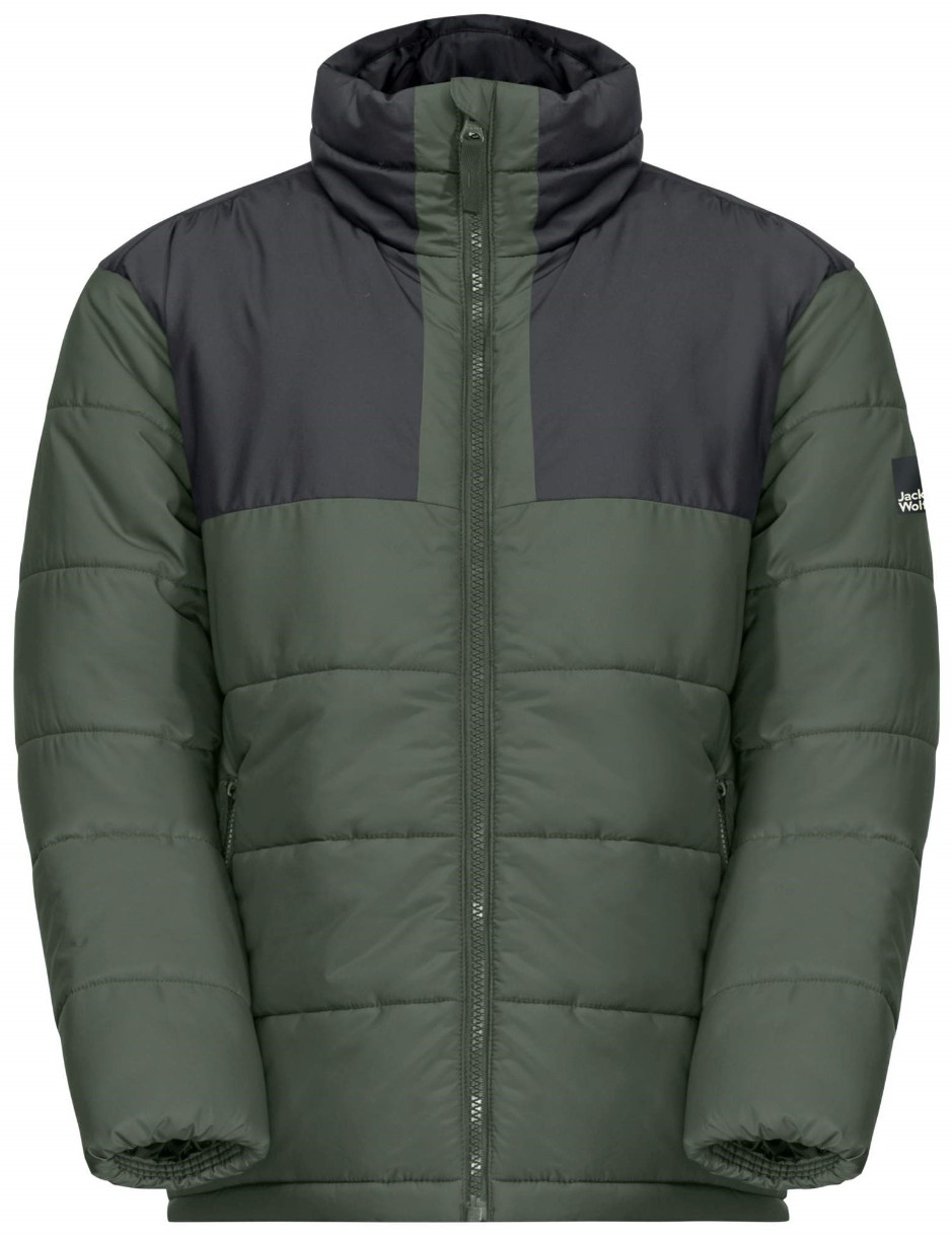 Детская куртка Jack Wolfskin Spirit Ins Jacket Y Thyme Green, s.152