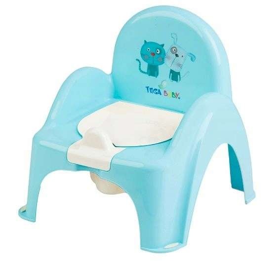 Oala-scaunel Tega Baby Cat & Dog (PK-007-101) Light Blue