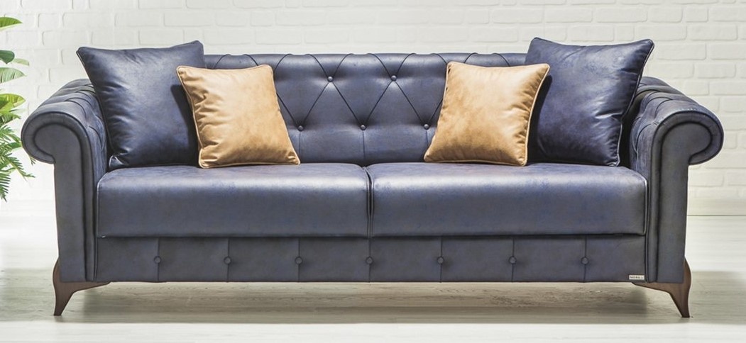 Canapea Moda Life Valentino 172x84x92cm Blue