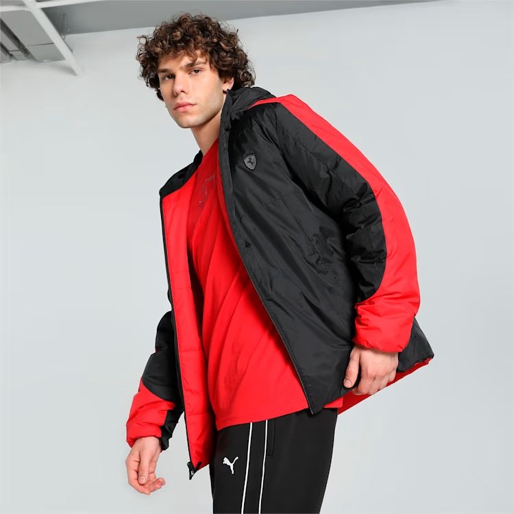 Мужская куртка Puma Ferrari Style Reversible Padded Jacket Puma Black, s.XXL