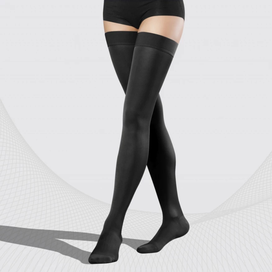 Чулки компрессионные Tonus Elast 0402 Soft II 170-182cm, s.XL Black