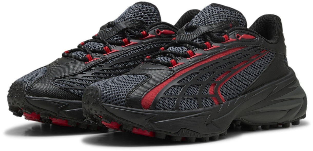 Adidași pentru bărbați Puma Spirex Ultra Mentality Shadow Gray/Puma Black/Red, s.47