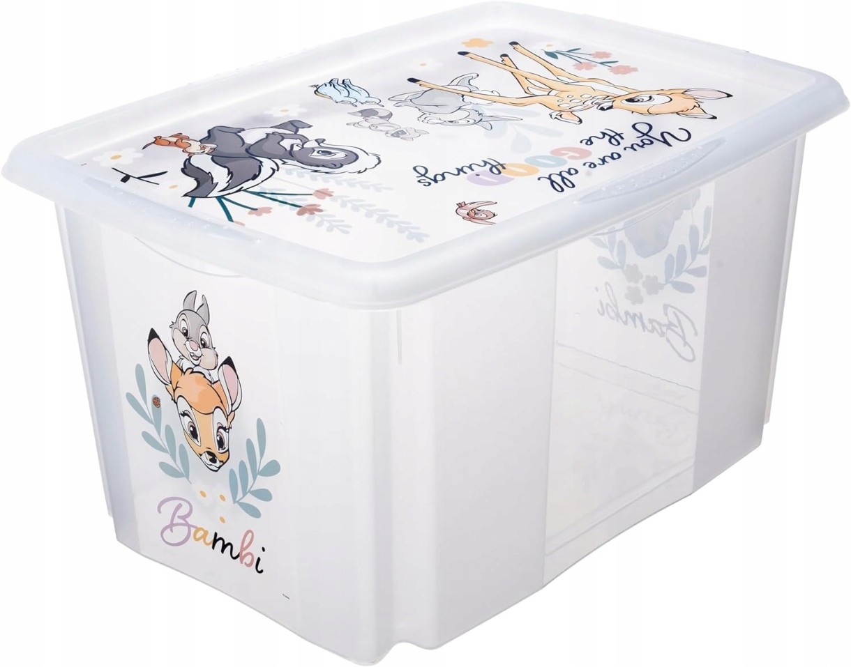 Контейнер для игрушек Keeeper Bambi Transparent (12239001) 45L
