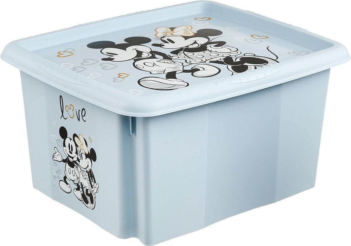 Контейнер для игрушек Keeeper Mickey Mouse Cloudy Blue (12237684) 24L