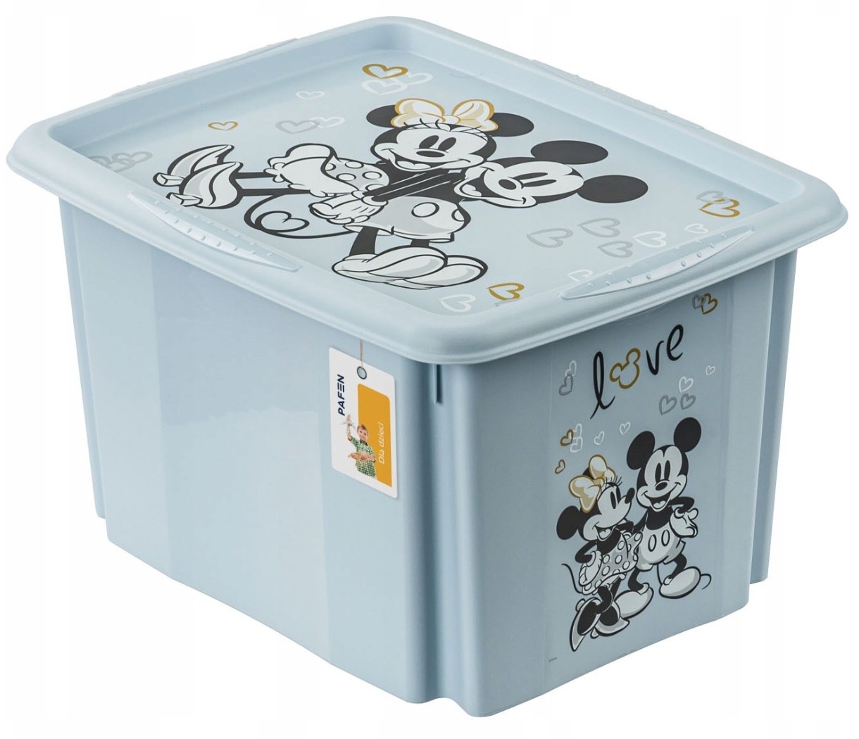 Контейнер для игрушек Keeeper Mickey Mouse Cloudy Blue (12239684) 45L