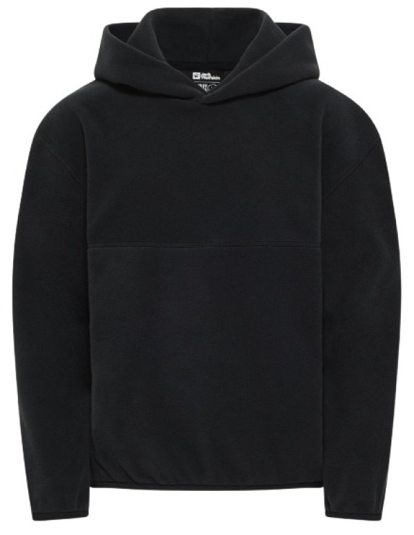 Детская толстовка Jack Wolfskin Smileyworld Hoody Y Granite Black, s.M
