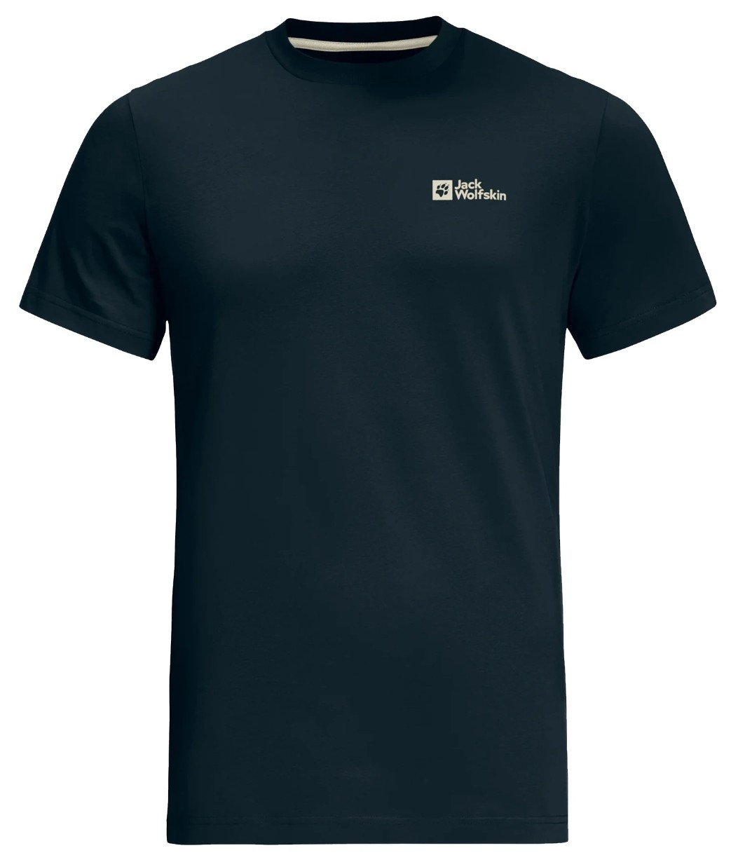 Мужская футболка Jack Wolfskin Essential T M Dark Navy, s.S