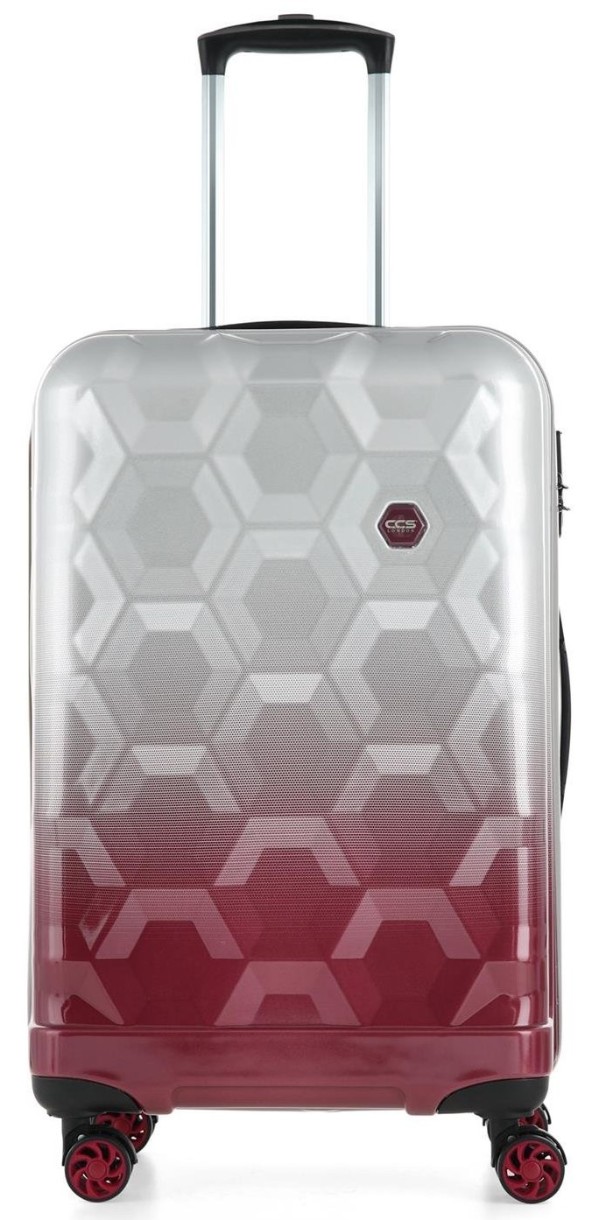 Чемодан CCS 5226 M Grey/Burgundy
