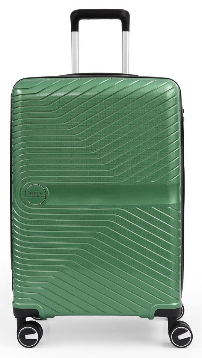 Valiză CCS 5239 S Metalic Green