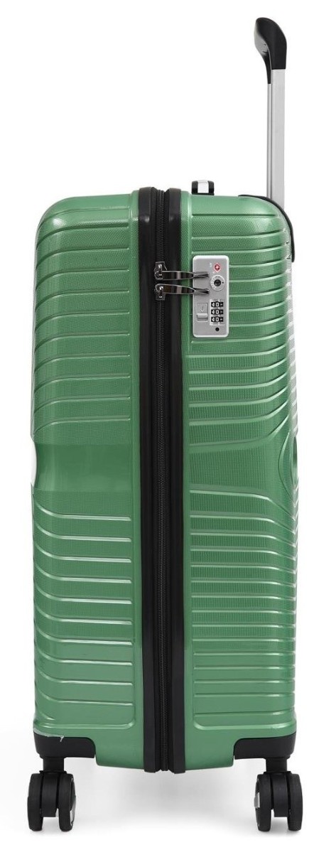 Valiză CCS 5239 S Metalic Green
