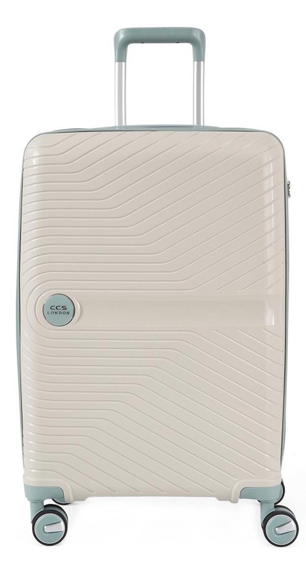 Valiză CCS 5239 S White/Blue